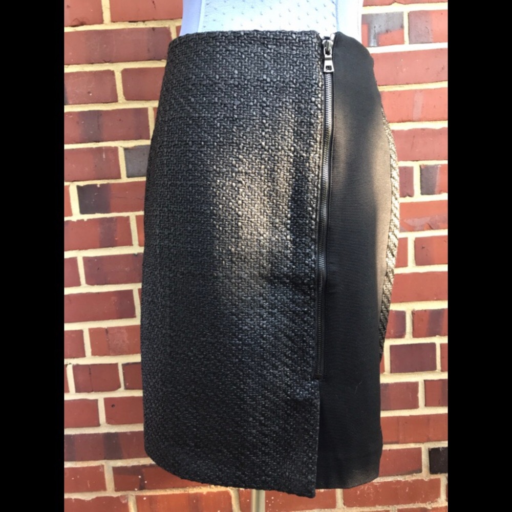 Ann Taylor Black Pencil Skirt, 00